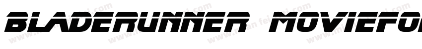 bladerunner moviefon字体转换
